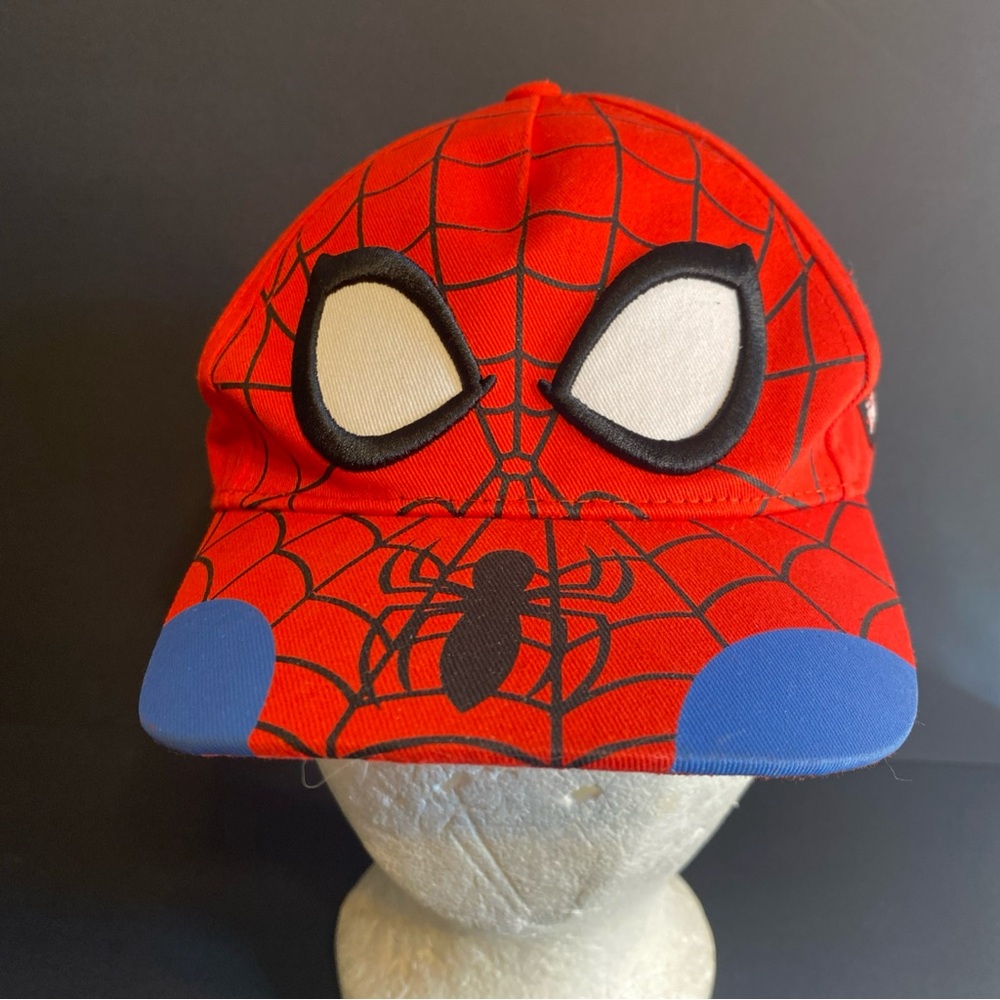 Marvel Spider-Man Youth Baseball Cap Red Adjustable Hat‎ Kids OSFM
